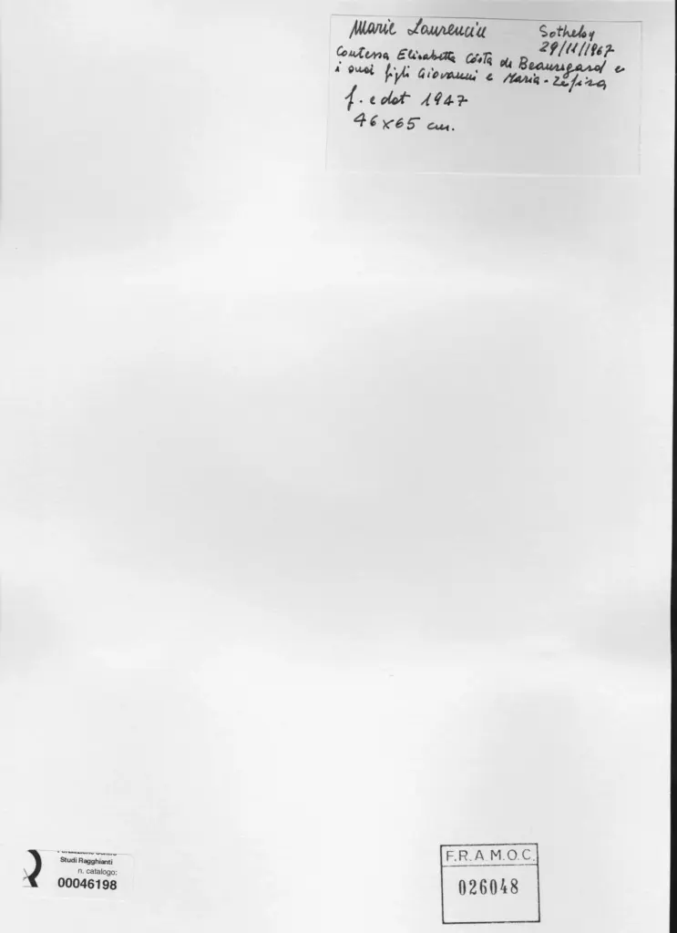 Laurencien, Marie - sec. XX , retro