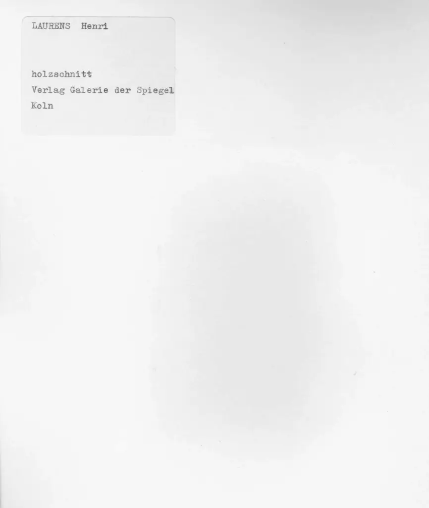 Laurens, Henri , retro