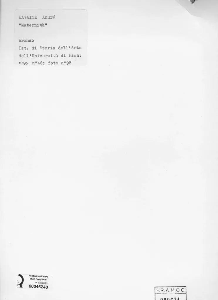 Universit&agrave; di Pisa. Dipartimento di Storia delle Arti , retro