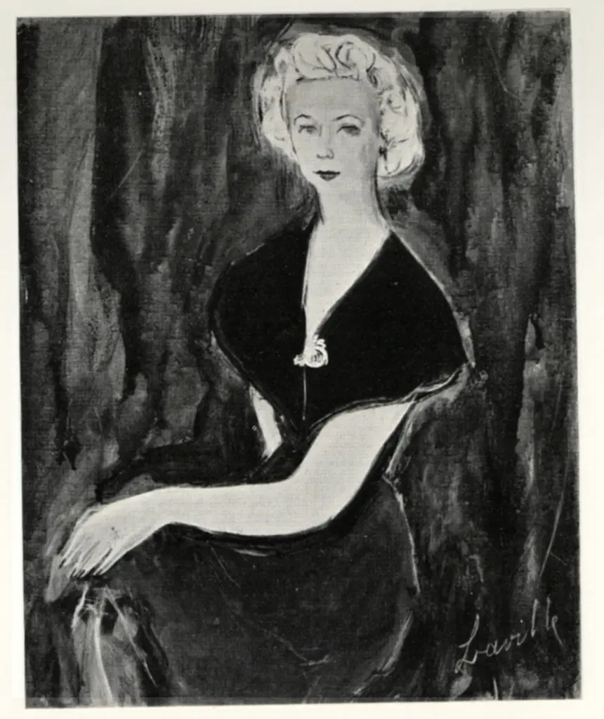 Anonimo , Laville, Henri - sec. XX - Ritratto di Mrs. Hope Wyatt , fronte