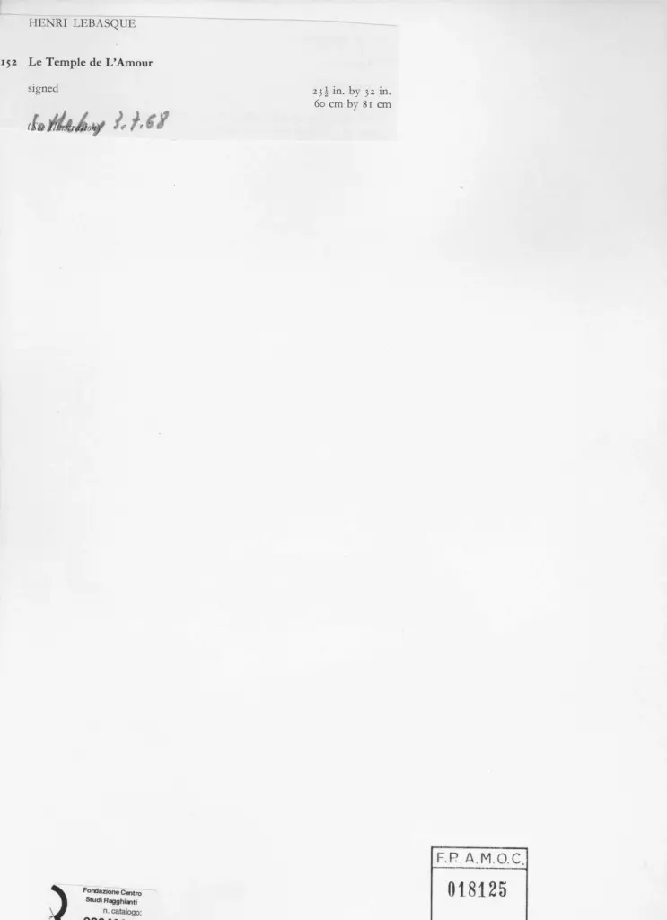 Lebasque, Henri , retro