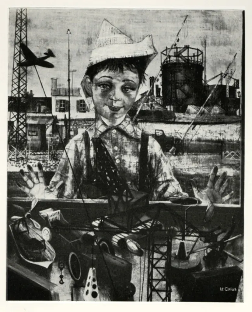 Anonimo , Le Colas, Pierre - sec. XX - Le jouets mechaniques, il gioco mecanico , fronte