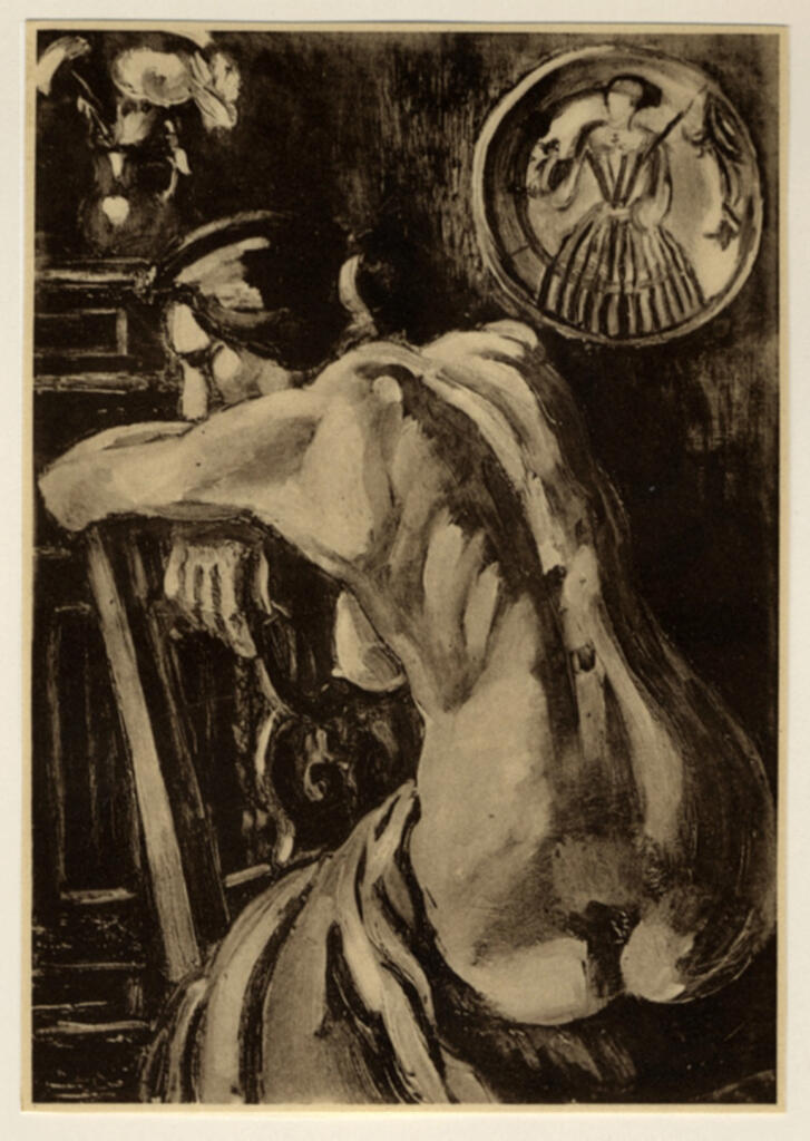 Le Fauconnier, Henri , Ritratto di donna di schiena