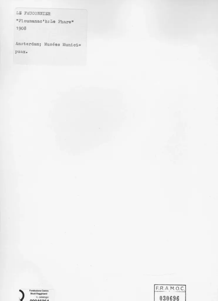 Le Fauconnier, Henri sec. XX , retro