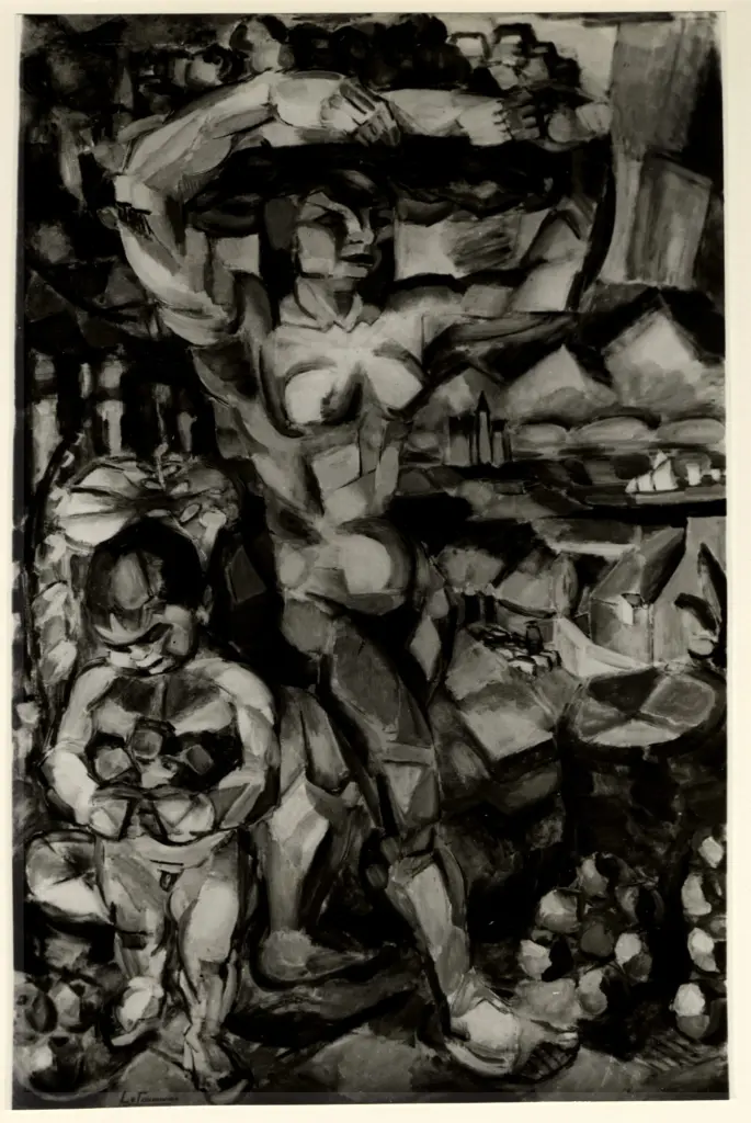 Le Fauconnier, Henri - sec. XX , fronte