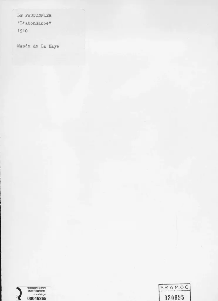 Le Fauconnier, Henri - sec. XX , retro