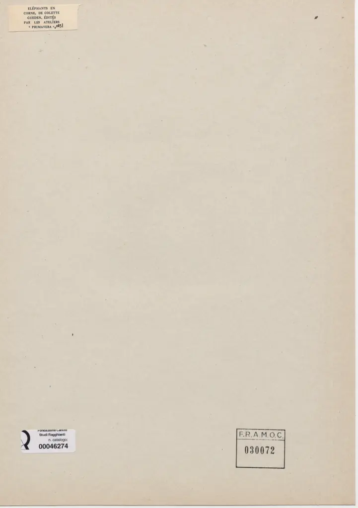 Anonimo, Anonimo , retro