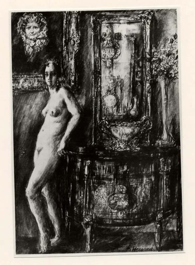 Hervieu, Louise , - nudo di donna