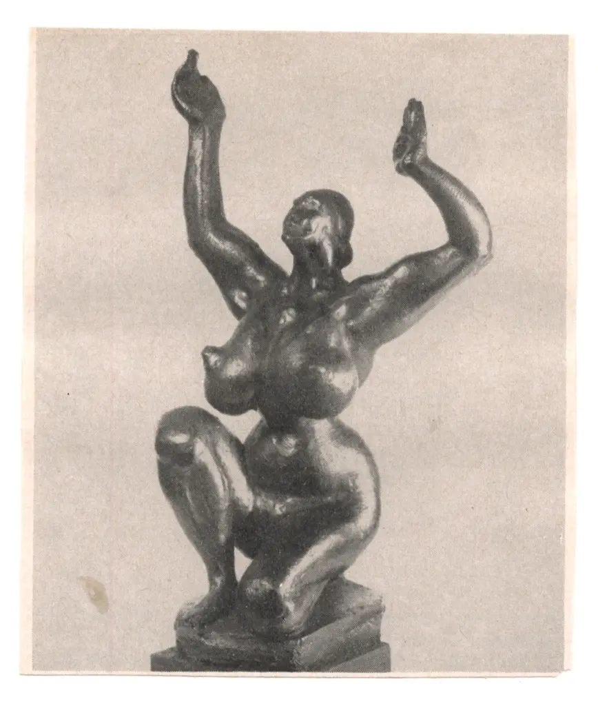 Lachaise, Gaston , - donna inginocchiata