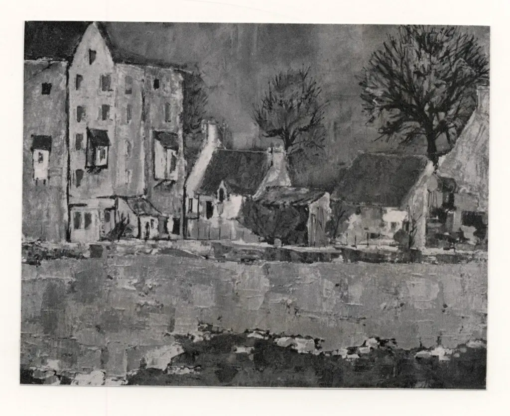 Lacoudre, Claude , - pasaggio con case