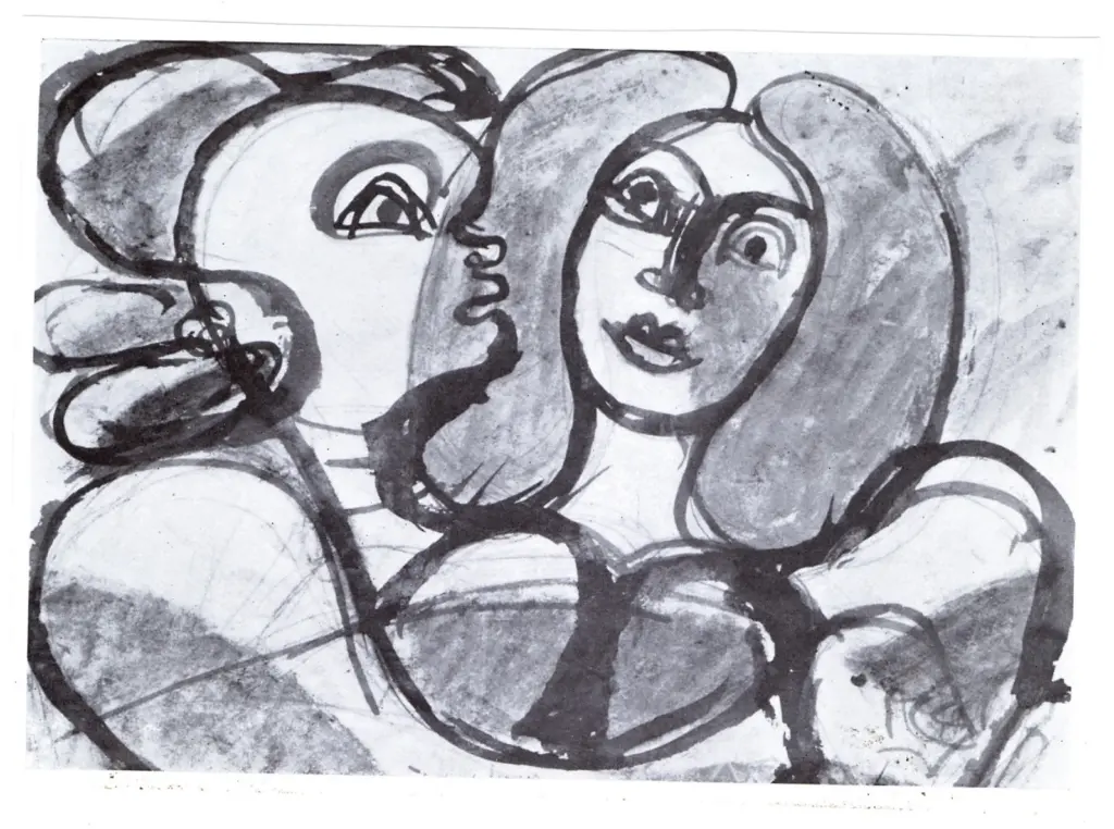 Anonimo , Janneret, Charles-Edouard - sec. XX - Conversazione , fronte