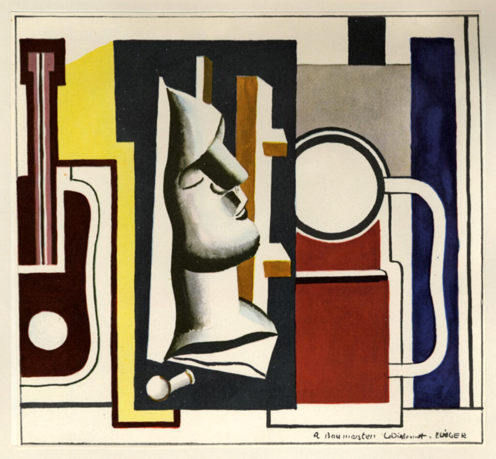 Anonimo , Léger, Fernand - sec. XX - Composition , fronte
