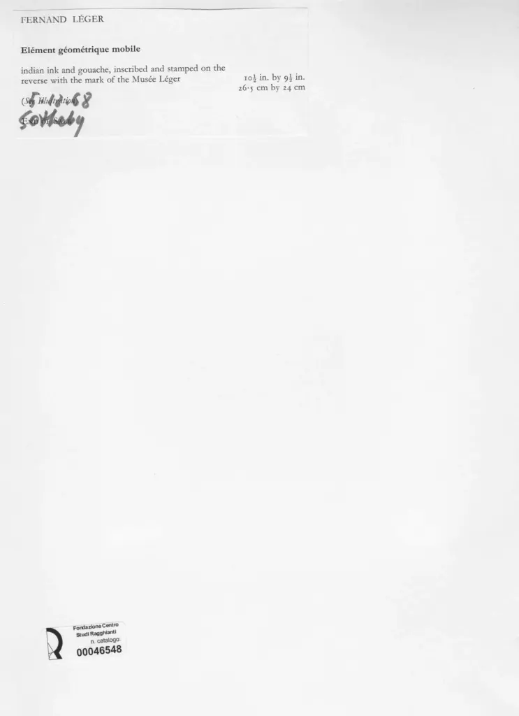 L&eacute;ger, Fernand , retro