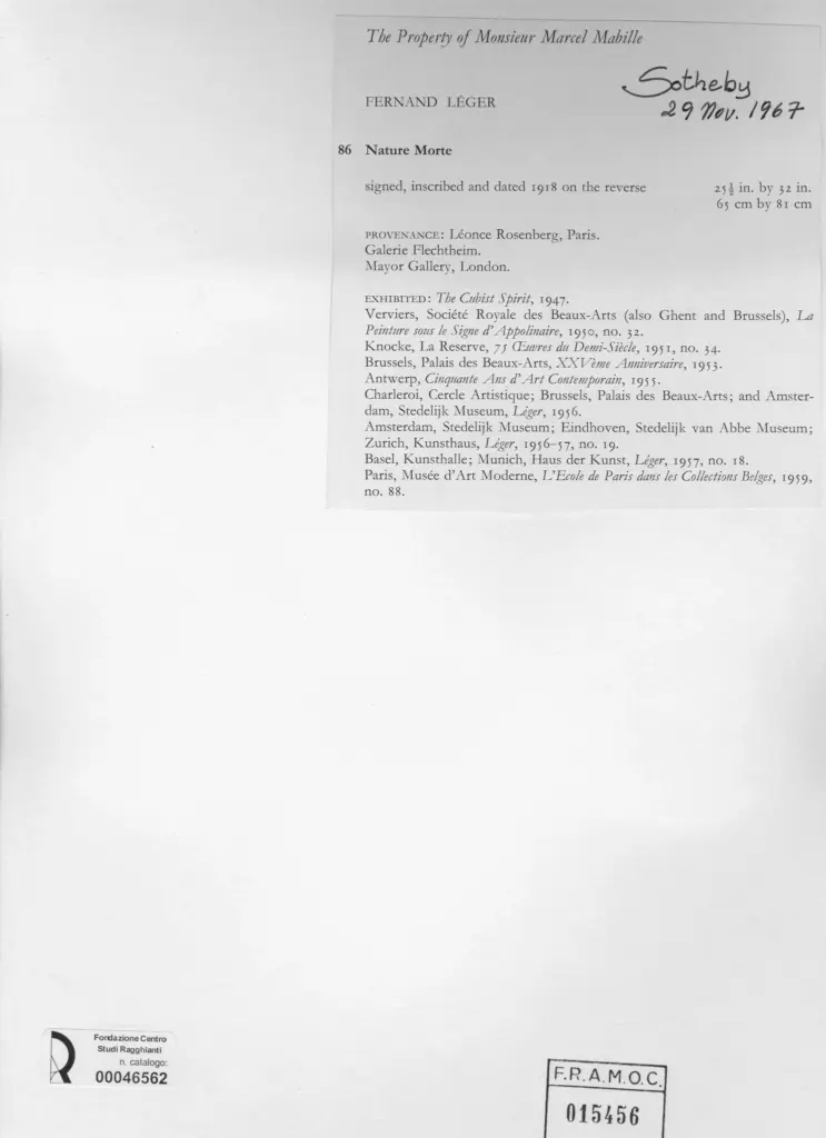 L&eacute;ger, Fernand - sec. XX , retro