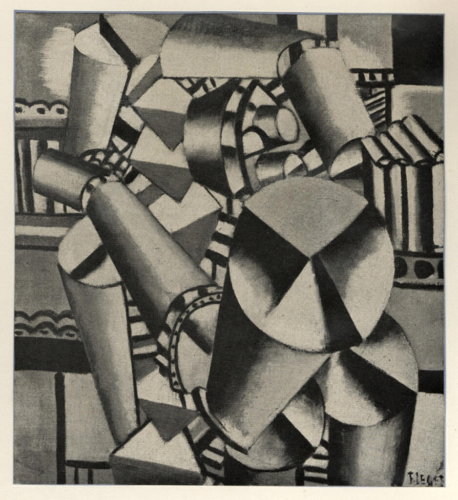 Anonimo , Léger, Fernand - sec. XX - Cilindri colorati , fronte