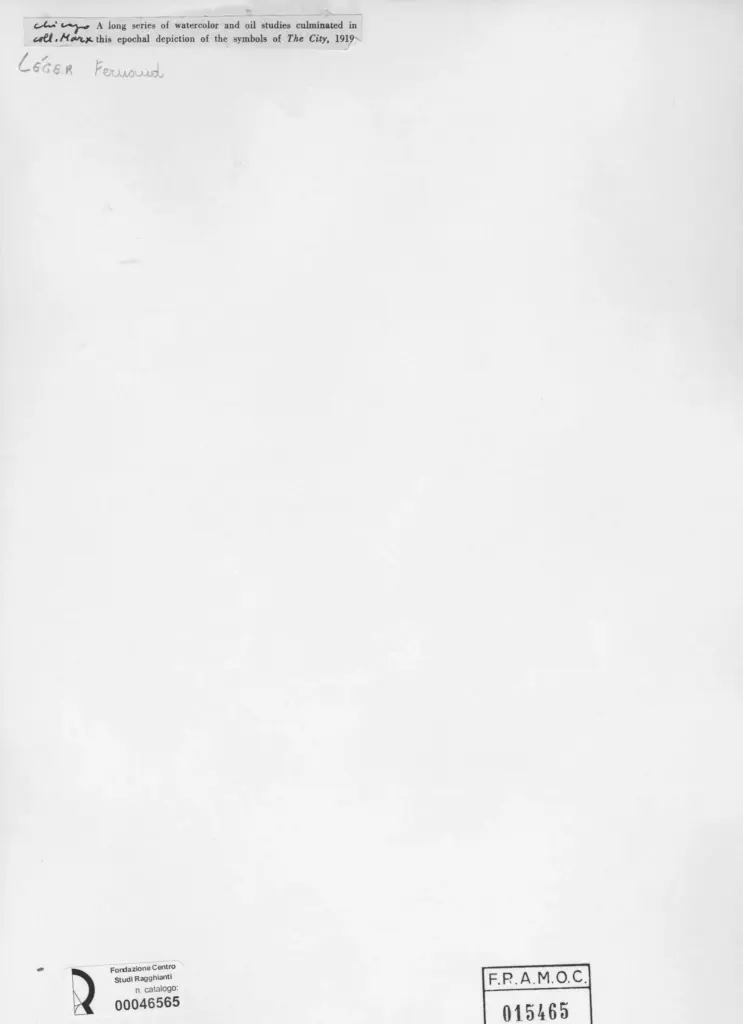 L&eacute;ger, Fernand - sec. XX , retro