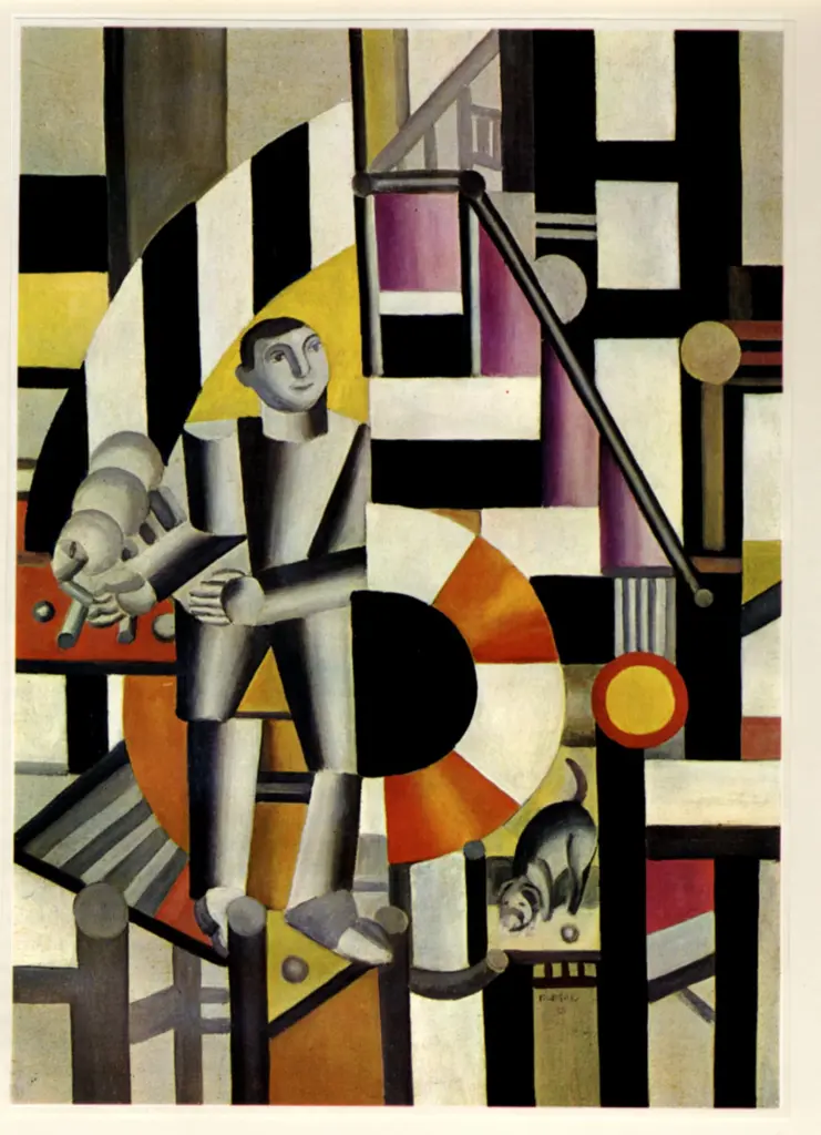 Anonimo , L&eacute;ger, Fernand - sec. XX - Uomo con pipa , fronte