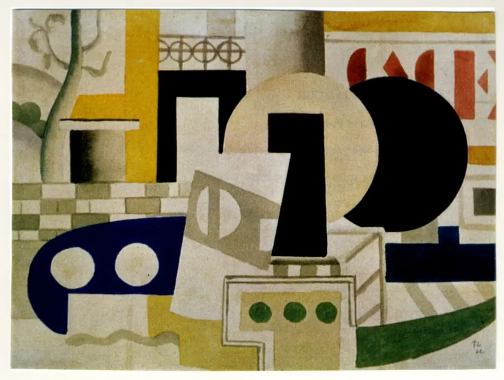 Anonimo , L&eacute;ger, Fernand - sec. XX - La terrasse (la terazza) , fronte