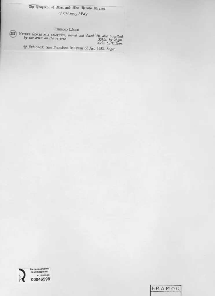 L&eacute;ger, Fernand - sec. XX , retro