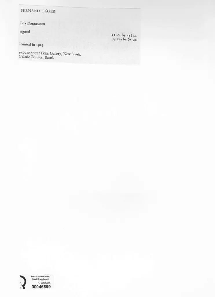 L&eacute;ger, Fernand - sec. XX; , retro