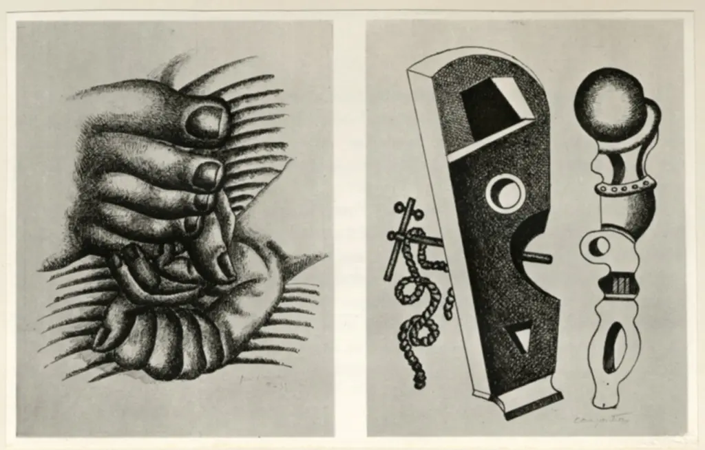 Anonimo , L&eacute;ger, Fernand - sec. XX - Hands and foot, mani e piede , fronte