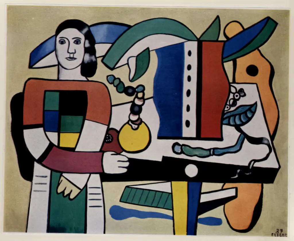 L&eacute;ger, Fernand , La ragazza e la Natura morta