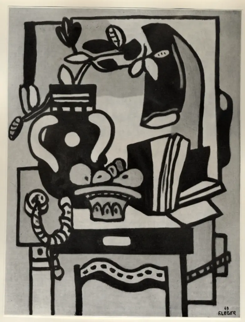 L&eacute;ger, Fernand , Tavolo con brocca