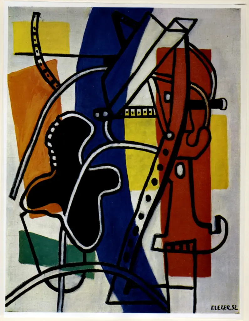 Anonimo , L&eacute;ger, Fernand - sec. XX - Elemento meccanico , fronte