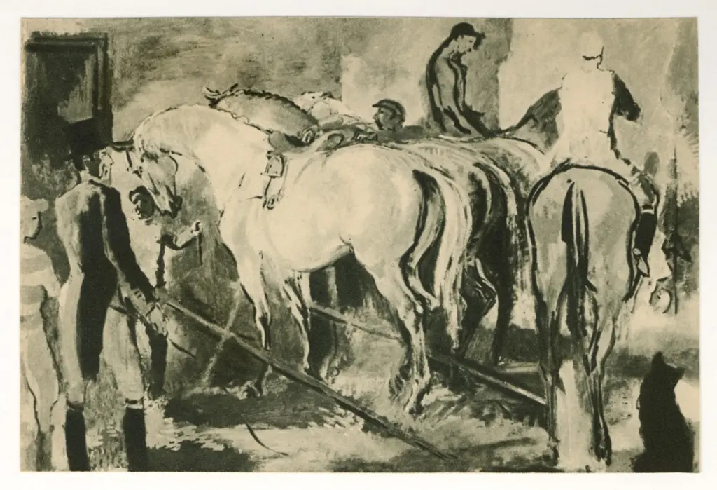 Gilbert, Jean , Legrand, Edy - sec. XX - Cavalli , fronte