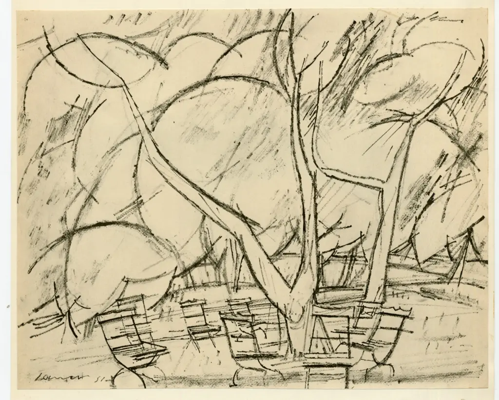 Anonimo , Louver, Claude - sec. XX - Le sedie , fronte