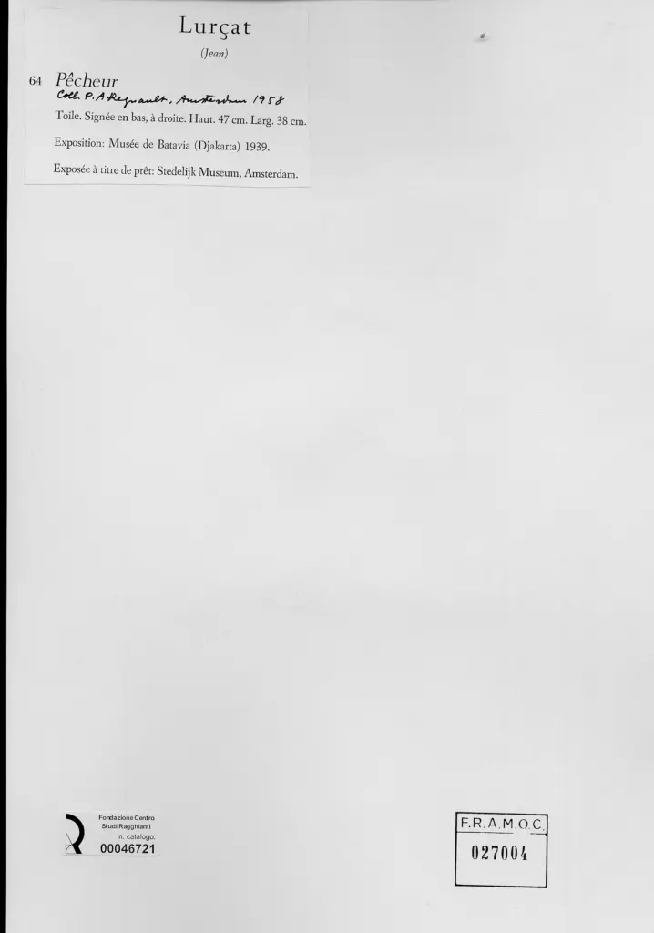 Anonimo , Lurçat, Jean , retro