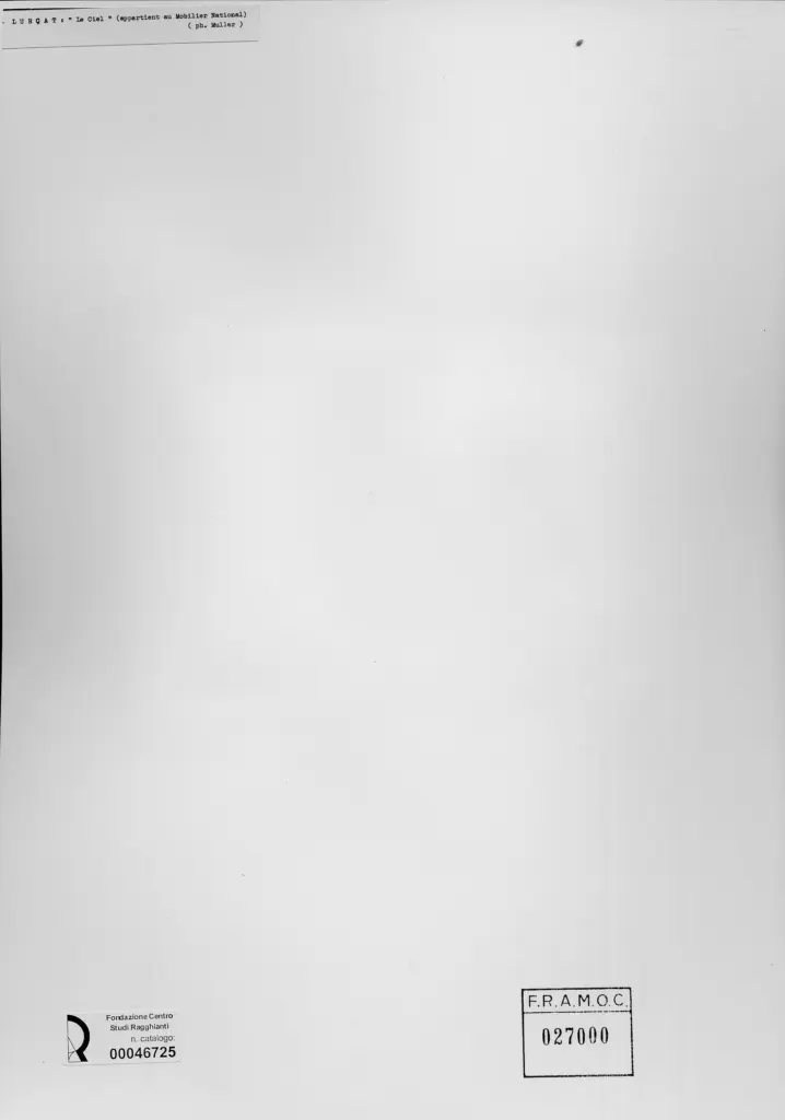 M&uuml;ller, Eric , Lur&ccedil;at, Jean - sec. XX - Il cielo , retro