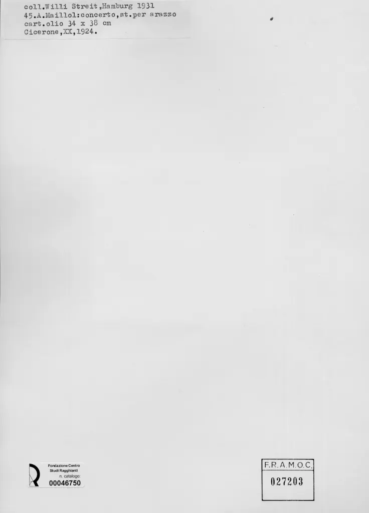 Anonimo, Anonimo , retro