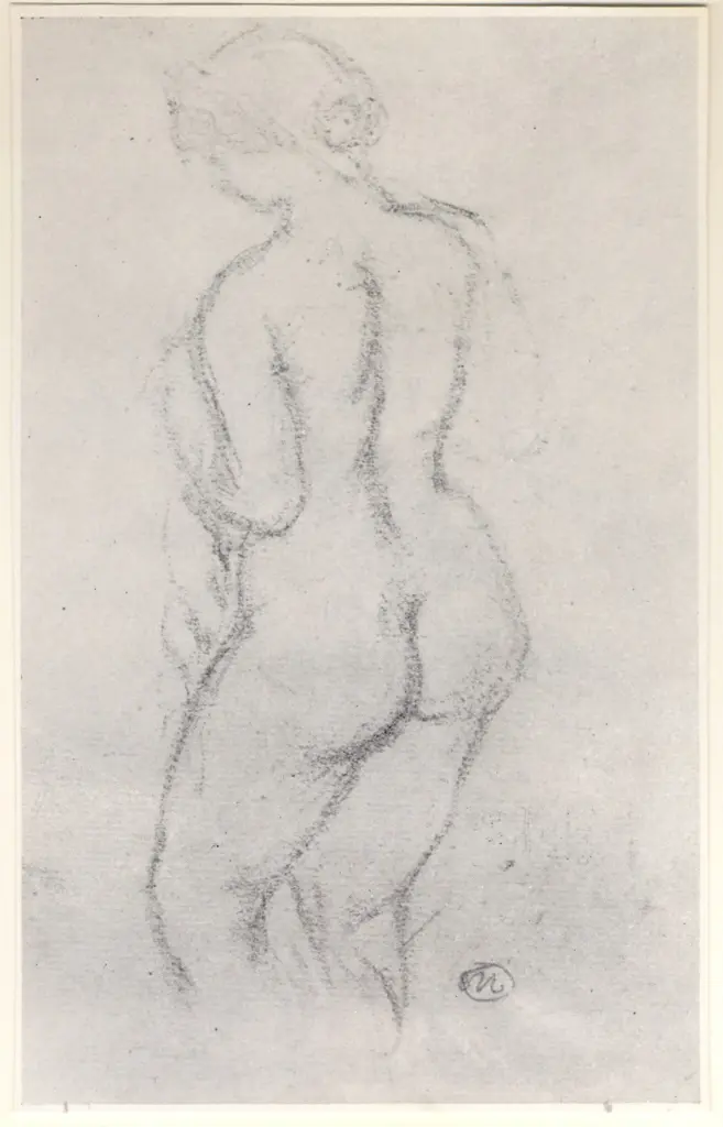 Anonimo , Maillol, Aristide - sec. XX - Giovande donna che si asciuga , fronte