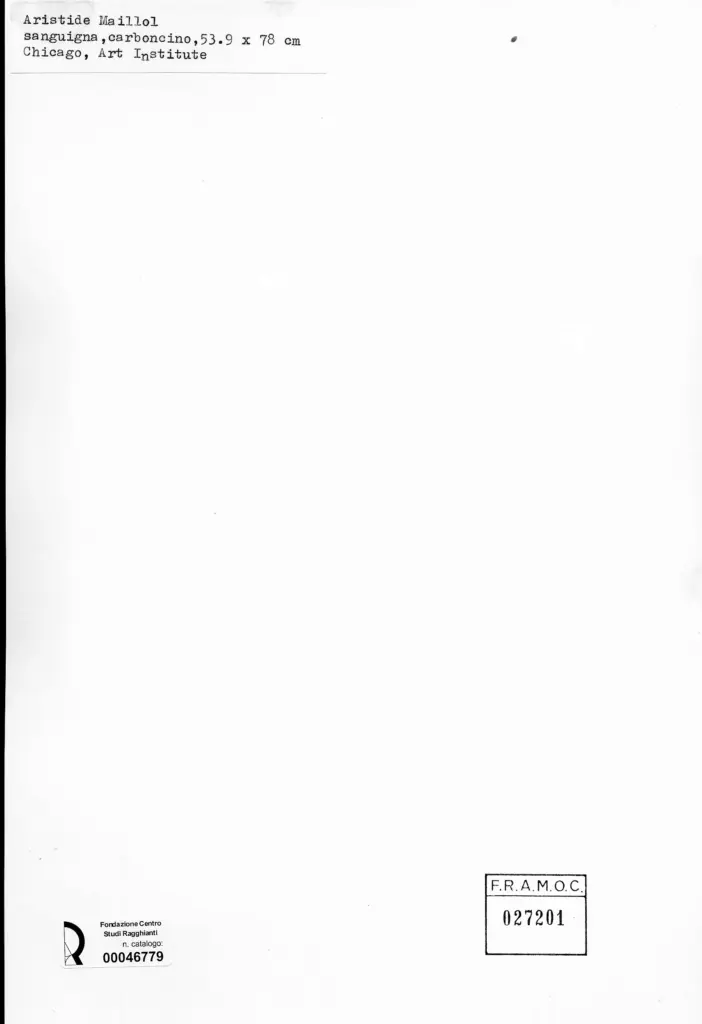 Anonimo , Maillol, Aristide , retro