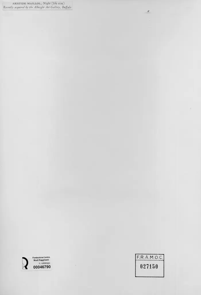 Anonimo , Maillol, Aristide , retro