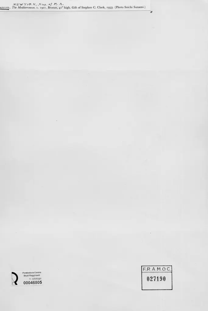 Sunami, Soichi , Maillol, Aristide - sec. XX - La Mediterranea , retro