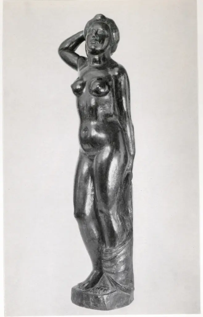 Anonimo , Maillol, Aristide - sec. XX - Bagnante in piedi , fronte