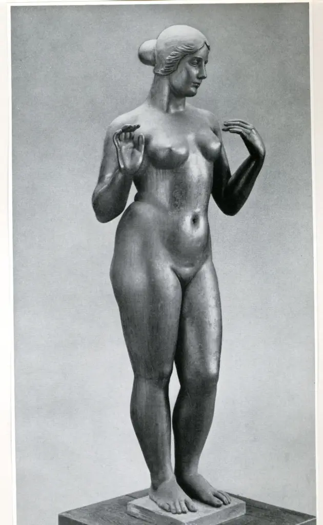 Maillol, Aristide , Nudo in piedi