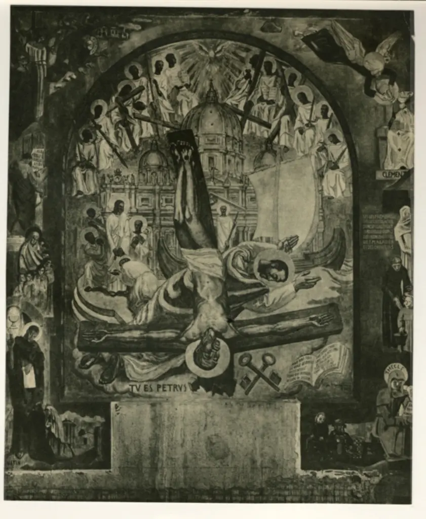 Anonimo , de Maistre, Henri - sec. XX - San Paolo e San Pietro , fronte