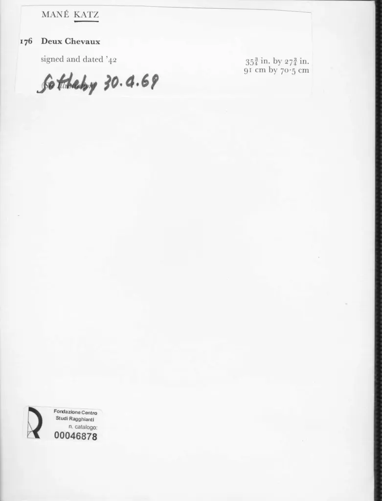 Mané Katz - sec. XX , retro