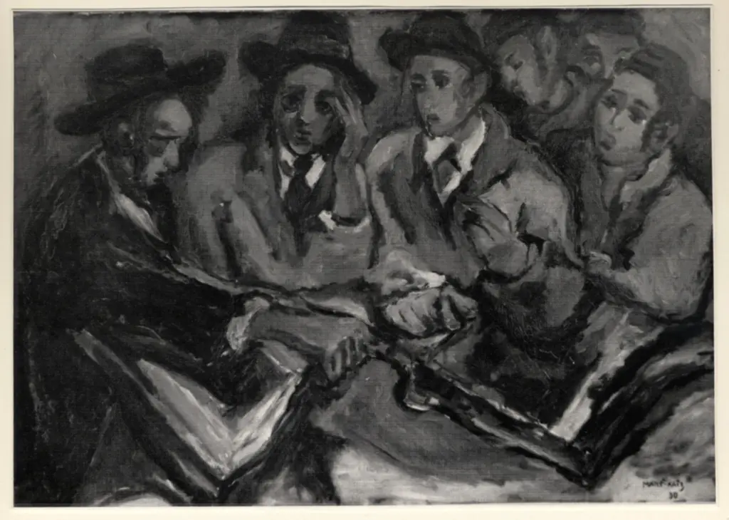 Mané Katz - sec. XX , fronte