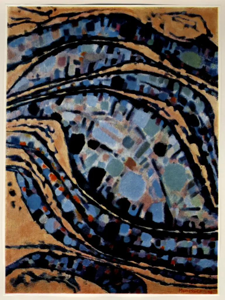 Manessier, Alfred - sec. XX , fronte