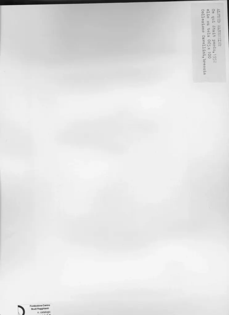 Manessier, Alfred - sec. XX , retro