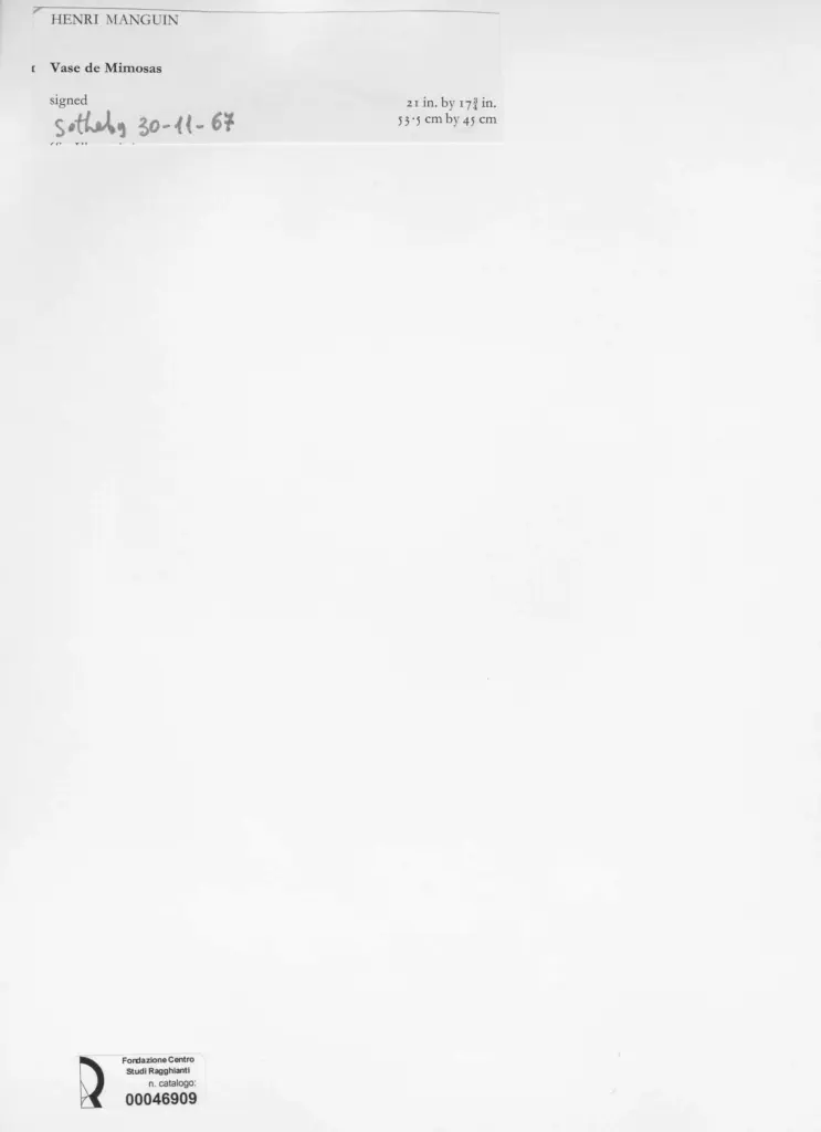 Manguin, Henri , retro