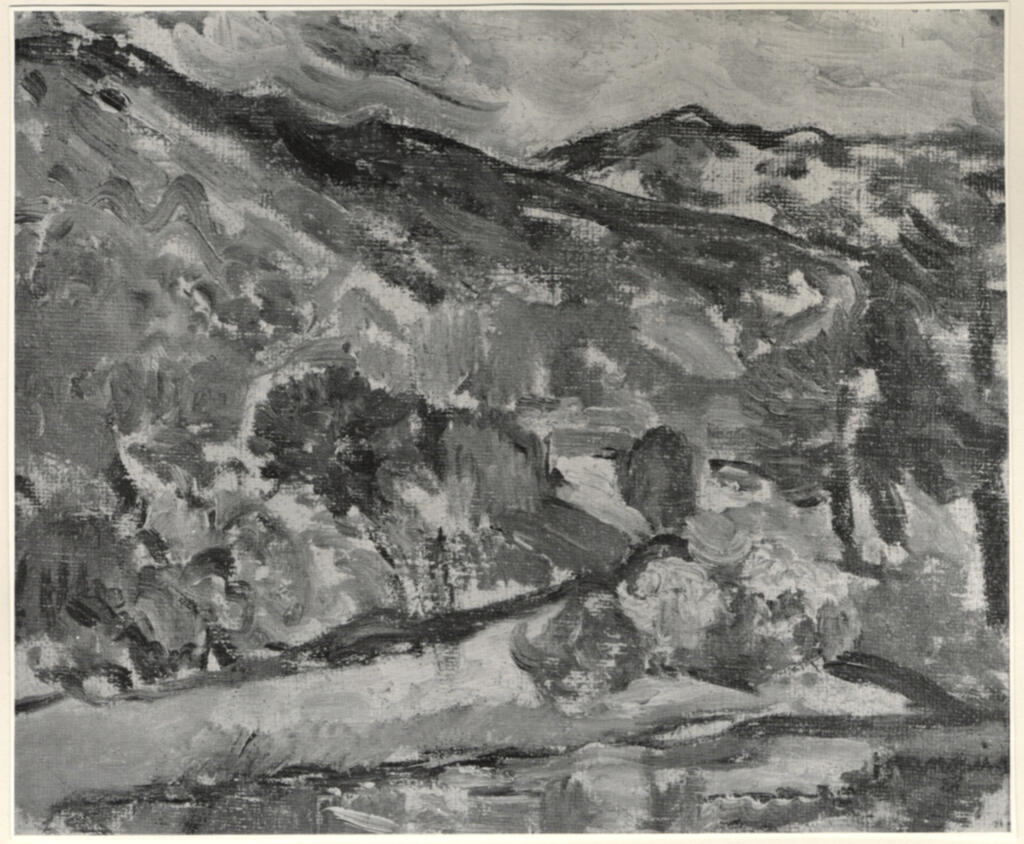 Manguin, Henri , Paesaggio sulla sponda del fiume