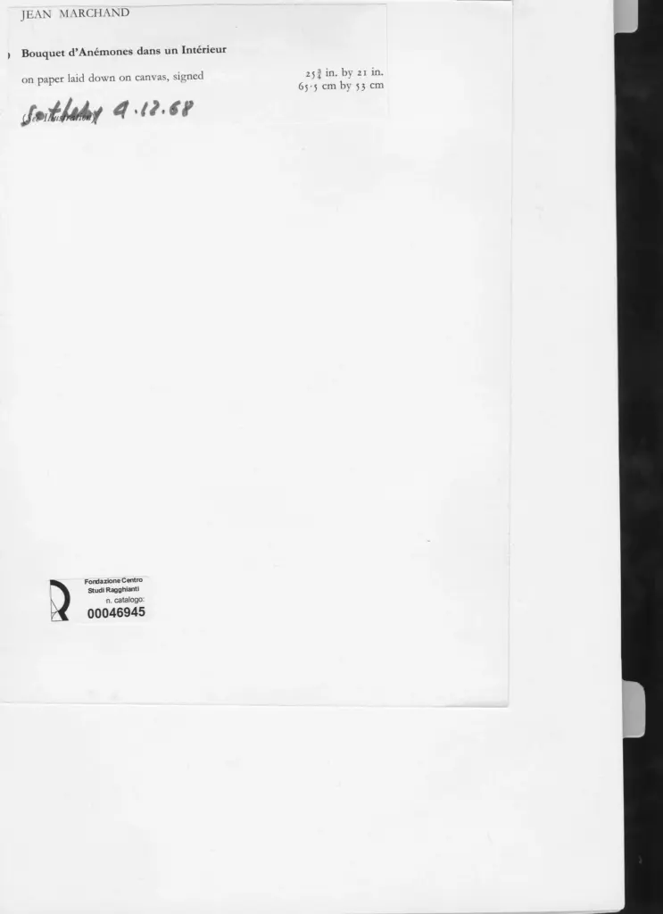 Marchand, Jean , retro