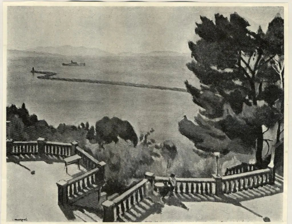 Marquet, Albert , Terrassen ved Estaque