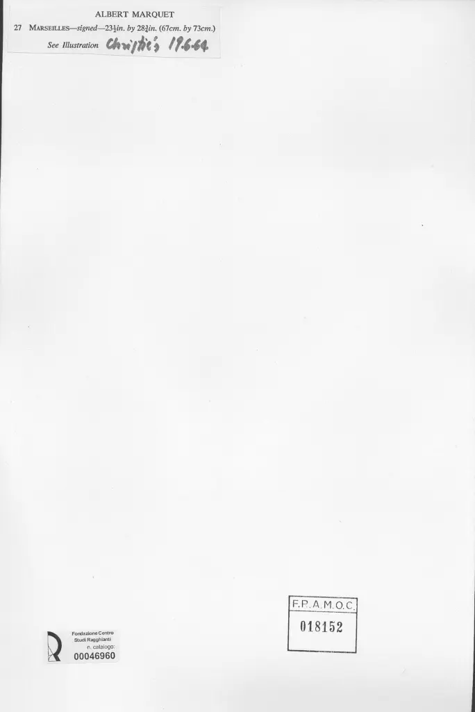 Anonimo , Marquet, Albert , retro