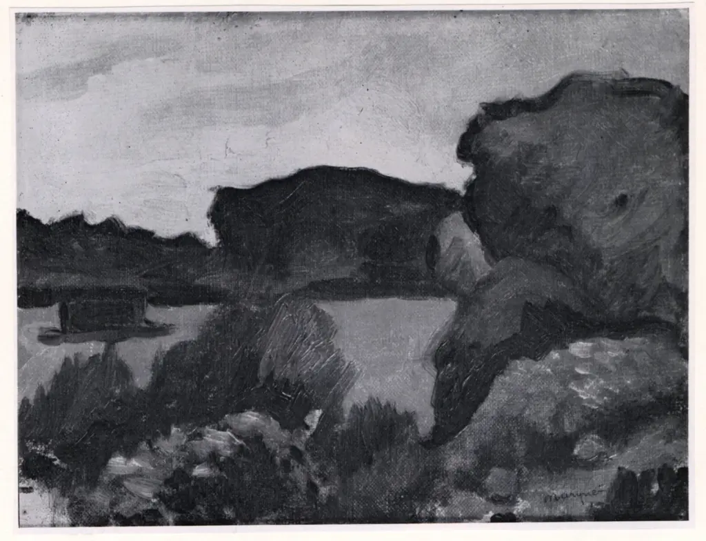 Anonimo , Marquet, Albert - sec. XX - Bords de Fleuve &ograve; Poissy - sur - Seine , fronte